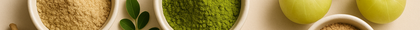 Ashwagandha vs Moringa vs Amla: Which Powder Should You Choose? — Flavoric blog banner