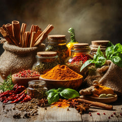 organic spices and herbs collections